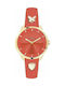 Furla Watch with Orange Leather Strap R4251102536