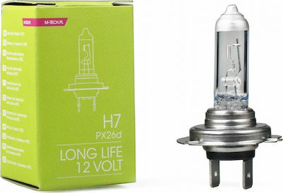 M-Tech Lămpi Autoturismului & Motocicletei Long Life H7 Halogen 12V 55W 1buc