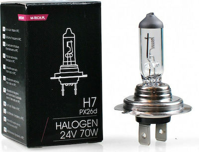 M-Tech Lampen Auto & Motorrad Halogen H7 Halogen 24V 70W 1Stück