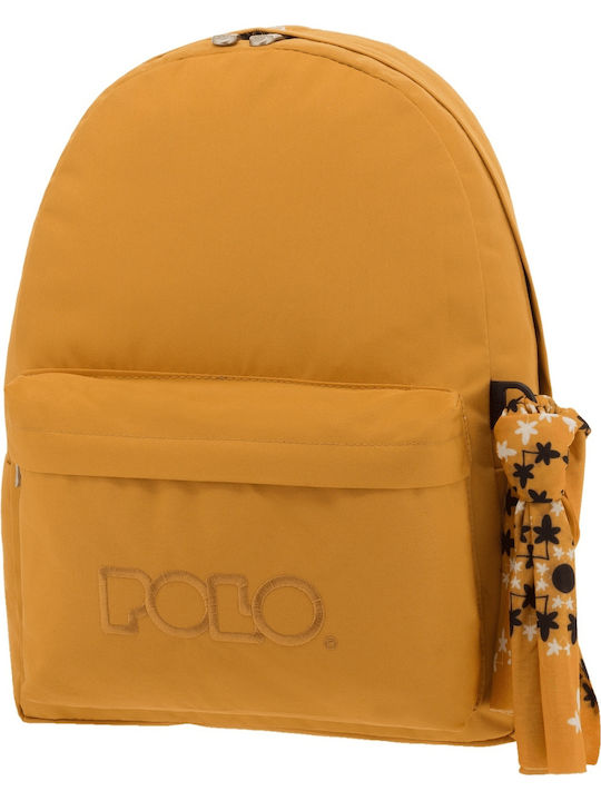 Polo Original 600D School Bag Backpack Junior High-High School in Yellow color 23lt 2020