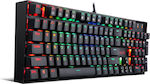 Redragon K551 RGB Mitra Gaming Mechanical Keyboard with Custom Blue switches and RGB lighting (English US)