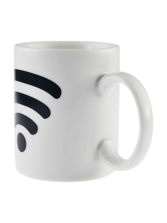 WiFi Wärmewechsel Tasse Keramik Weiß 1Stück