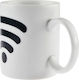 WiFi Ceramic Cup White