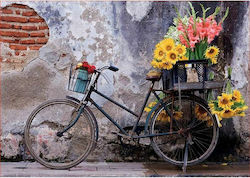 Bicycle With Flowers Puzzle 2D 500 Bucăți