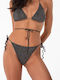 Bikinihosen Slip Silber