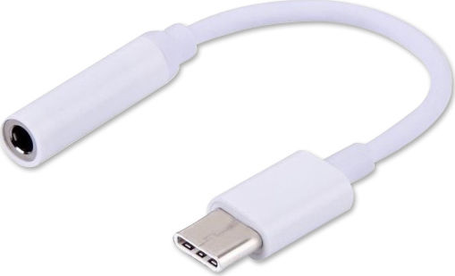 Savio AK-35 Μετατροπέας USB-C male σε 3.5mm female Λευκό 1τμχ