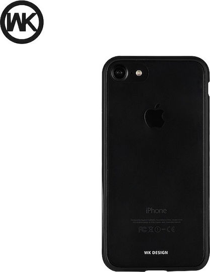 WK Fluxay Back Cover Σιλικόνης Μαύρο (iPhone SE 2022/2020)