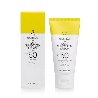 Youth Lab. Daily Sunscreen Cream Sonnenschutz Creme Für das Gesicht SPF50 50ml