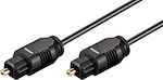 Goobay Optical Audio Cable TOS male - TOS male Μαύρο 1m (50216)