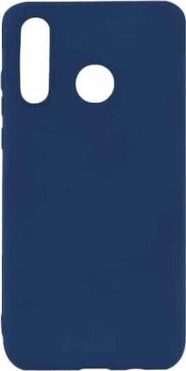 Senso Soft Touch Back Cover Σιλικόνης Μπλε (Huawei P30 Lite)