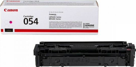 Canon 054 Γνήσιο Toner Laser Εκτυπωτή Ματζέντα 1200 Σελίδων (3022C002)