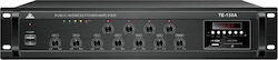 AXD Sound TE-150A Amplificator de putere Amplificator comercial cu 4 Zone 150W/100V și Conexiuni USB/FM/Bluetooth