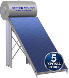 Super Solar SSG Ηλιακός Θερμοσίφωνας 160 λίτρων Glass Διπλής Ενέργειας με 2.4τ.μ. Συλλέκτη