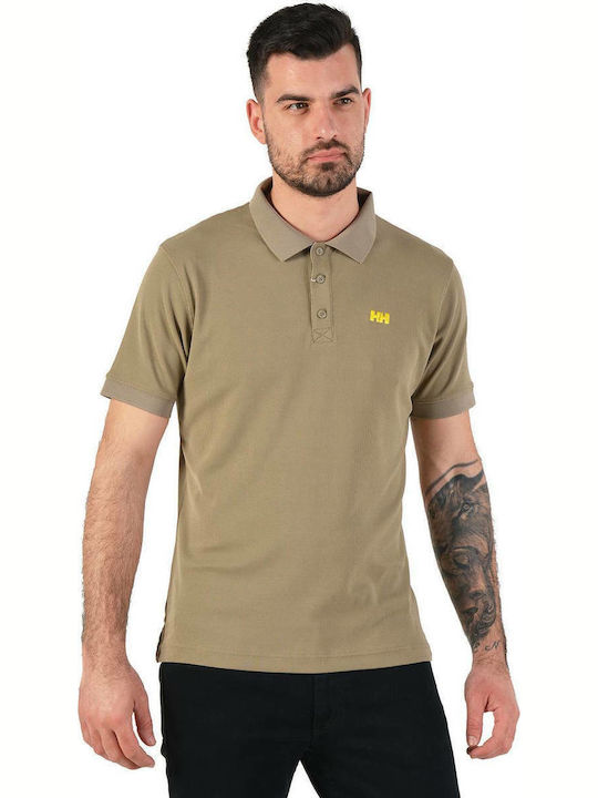 Helly Hansen Driftline Bluza pentru bărbați cu mâneci scurte Polo Bej