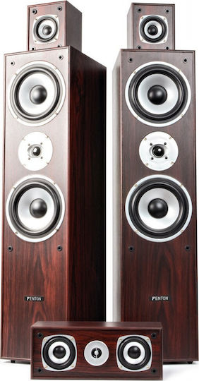 Fenton Σετ Ηχείων Home Cinema 5.0 System 100.333 335W Walnut