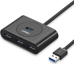 Ugreen CR113 USB 3.0 Hub 4 Θυρών με σύνδεση USB-A και Εξωτερική Παροχή Ρεύματος
