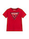 Guess Kids' T-shirt Red