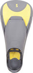 Salvas F5 Kids Swimming / Snorkelling Fins Short Grey/Yellow