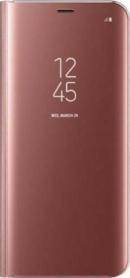 Hurtel Clear View Книга Пластмаса Розово злато (Galaxy A50)