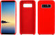 Idol 1991 Velvet TPU Umschlag Rückseite Silikon Rot (Galaxy Note 8)