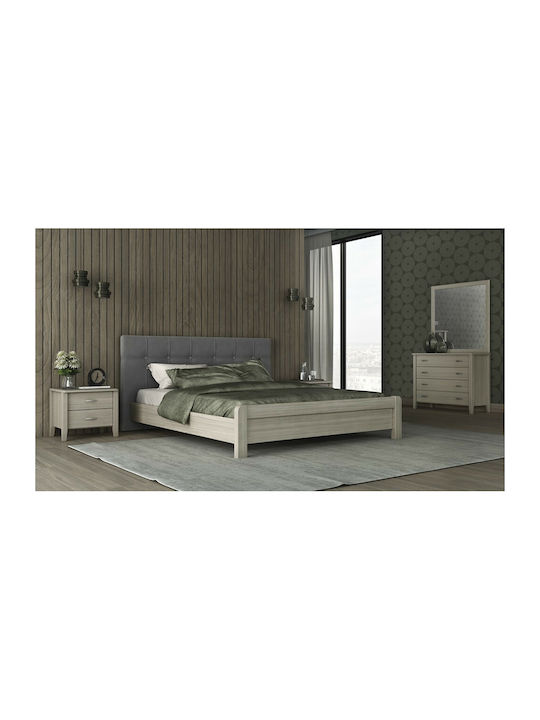 Σετ Κρεβατοκάμαρας No 55 Grey-Olive 160x200εκ. 5τμχ