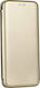 Forcell Elegance Buchen Sie Synthetisches Leder Gold (Huawei Y5 2018 / Honor 7S)