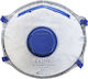Portwest Μάσκα Προστασίας FFP2 με Βαλβίδα Λευκή P223WHR 1τμχ