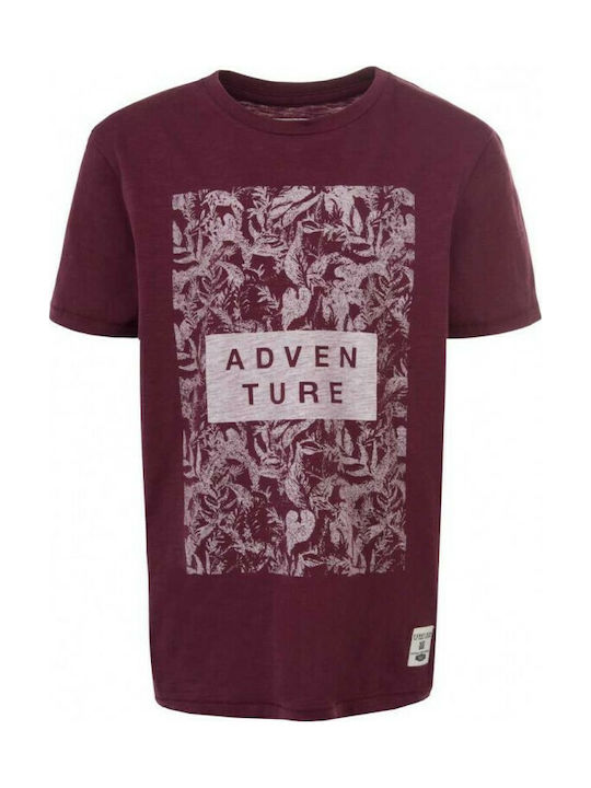 Funky Buddha Kids T-shirt Burgundy