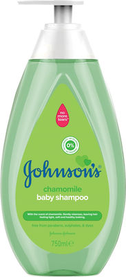 Johnson & Johnson Baby Shampoo με Χαμομήλι 750ml με Αντλία