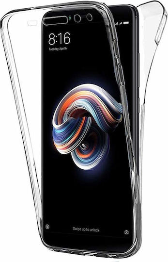 360 Full Cover Σιλικόνης 0.3mm Διάφανο (Redmi 6a)