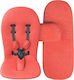 Mima Στρώμα Καροτσιού Xari 29x74εκ. Coral Red