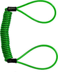 Zovii Fluo Motorcycle Lock Reminder Cable in Green