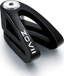 Zovii ZV10 Motorcycle Disc Brake Lock with 10mm Pin in Black