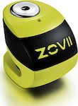 Zovii ZS6 Motorcycle Disc Brake Lock with Alarm & 6mm Pin in Yellow 222-00-310615