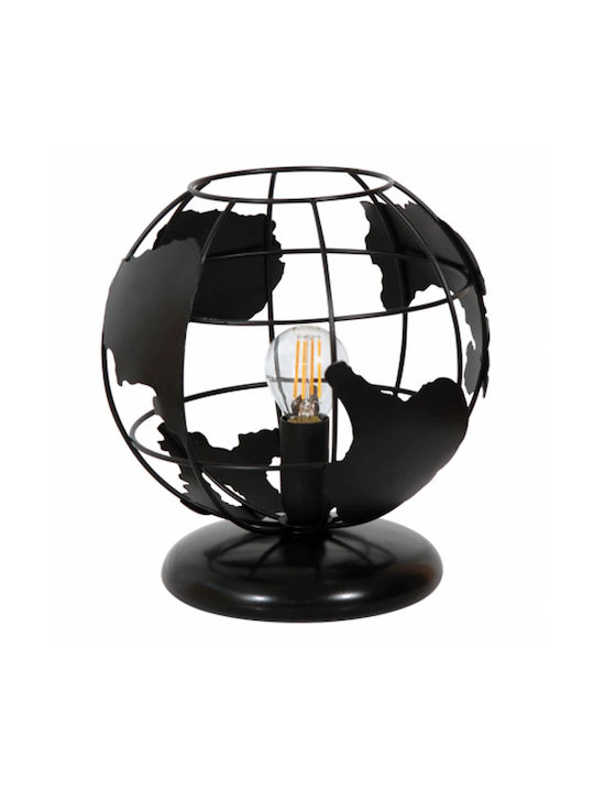 ARlight Tischlampe Dekorative Lampe mit Fassung für Lampe E14 Schwarz