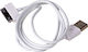 Akyga USB to 30-Pin Cable 1m White (AK-USB-08)