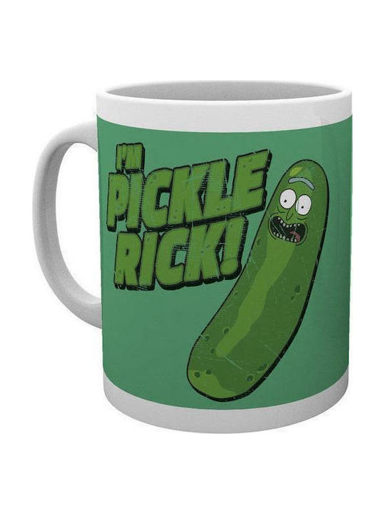 GB eye Rick Morty Pickle Rick Mug Купа Керамика с капак Зелен 330мл MG2554 1бр