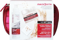 Macrovita Gel to Foam 3 in 1 & Active Formula Day Cream Normal/Combination Skin Σετ Περιποίησης με Κρέμα Προσώπου