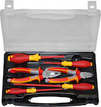 Adeleq 15-8376 Tool Casket with 6 Electrician's Tool Set