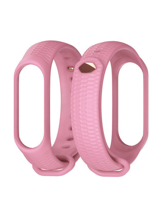 Mijobs Honeycomb Strap Silicone with Pin Pink (...