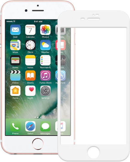 Powertech 5D Adeziv complet Full Face Tempered Glass (iPhone 8 Plus / 7 Plus)