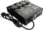 Fos Technologies FOS 4ch DMX Dimmer für Lichtkonsole mit 4 Steuerkanälen / 1 XLR-Eingang