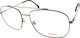 Carrera Herren Metallisches Brillengestell Silber 182/G 6LB