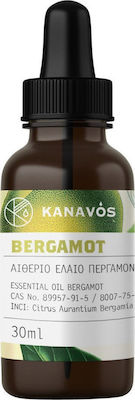 Kanavos Ätherisches Öl Bergamotte mit Tropfenzähler 30ml