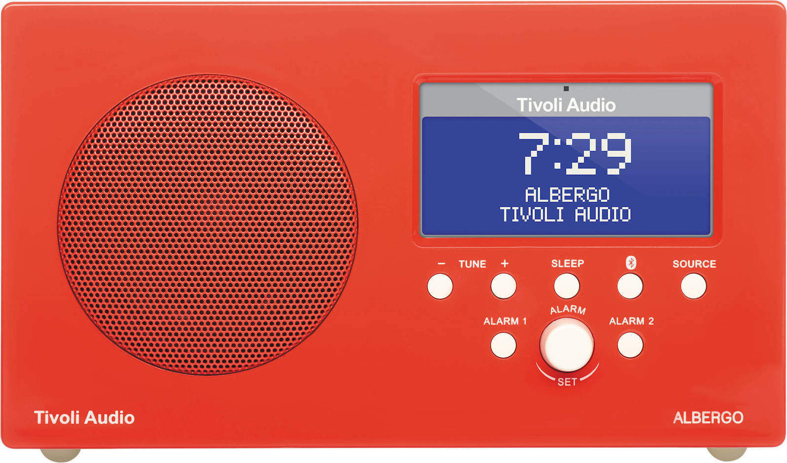 Tivoli Albergo Επιτραπέζιο Ραδιόφωνο Ρεύματος με Bluetooth Πορτοκαλί Skroutz.gr