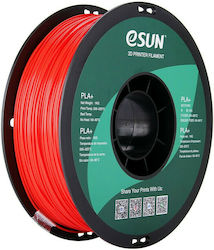 Esun PLA+ 3D Printer Filament 1.75mm Red 1kg
