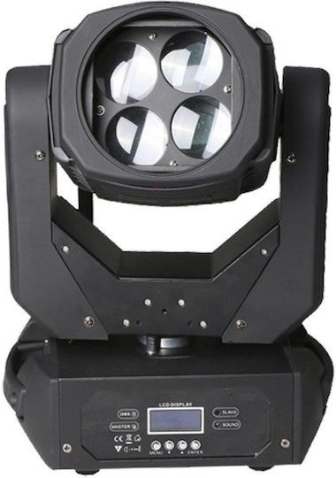 GloboStar Moving Light Beam LED with Robotic Head Super RGBW