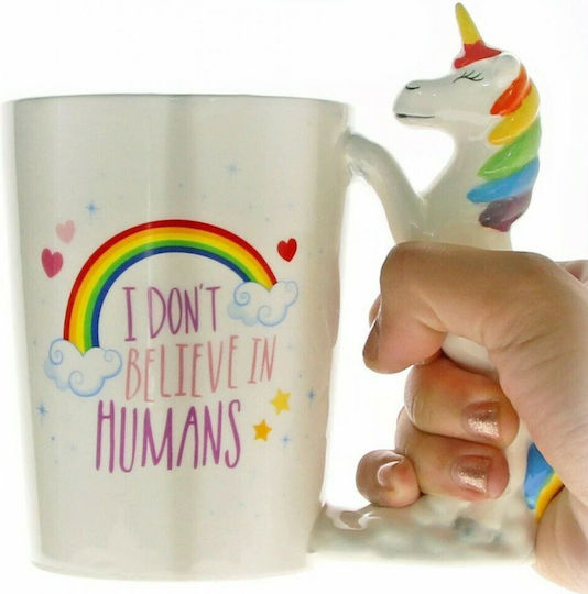 I-Total Unicorn Cană Ceramică Multicoloră 300ml