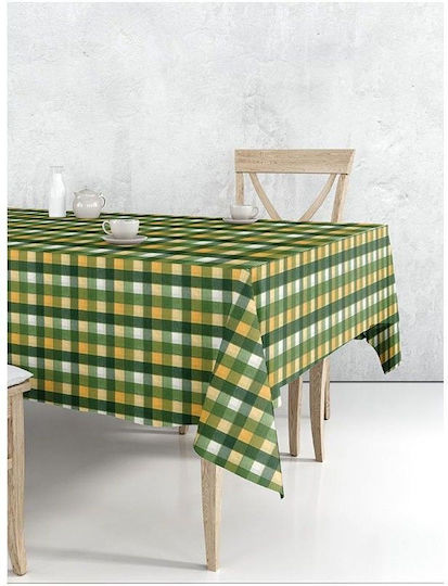 Sunshine Tablecloth Stain Resistant 6997 Green 140x140cm
