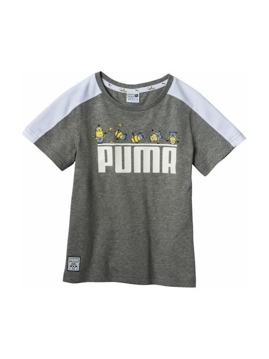 Puma Kinder T-shirt Gray Minions Tee